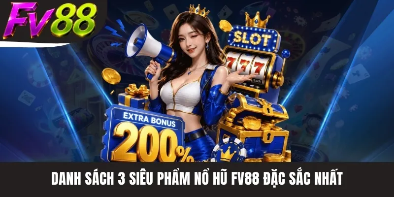 Danh sách 3 siêu phẩm nổ hũ FV88 đặc sắc nhất