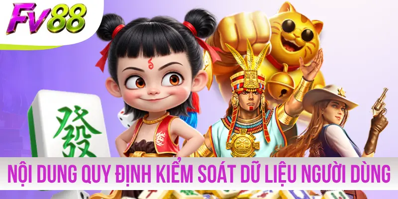 Nội dung quy định kiểm soát dữ liệu người dùng