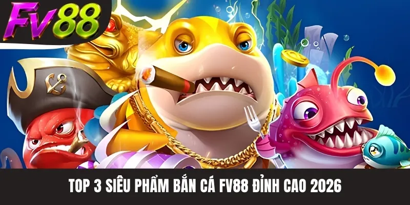 Top 3 siêu phẩm bắn cá FV88 đỉnh cao 2026